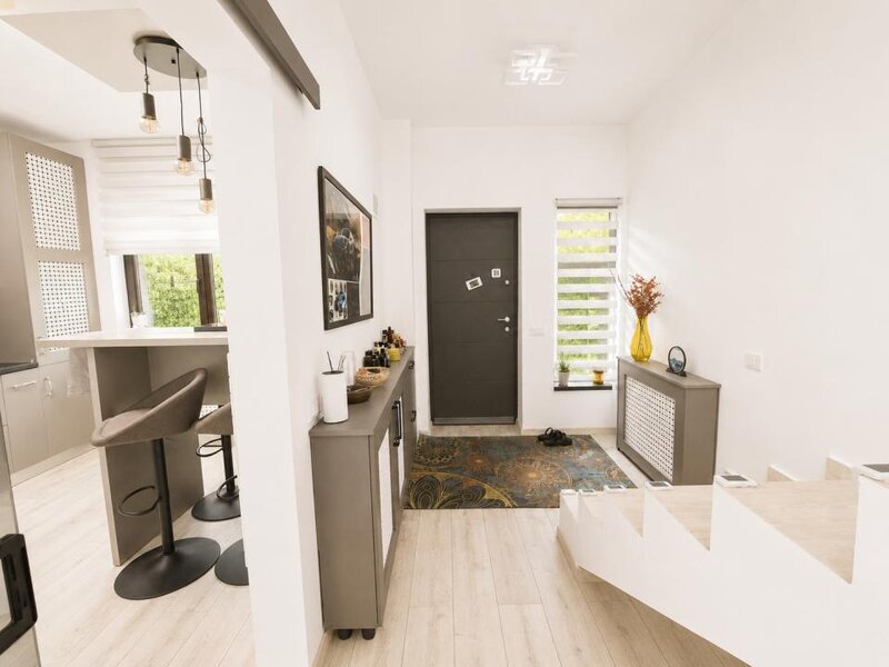 Ilfov Casa P+1+ mansarda, curte amenajata cu 4 locuri de parcare, luminoasa
